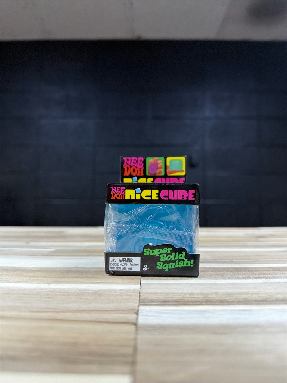 Nice Cube Super Solid Squish Toy - Blue by NeeDoh